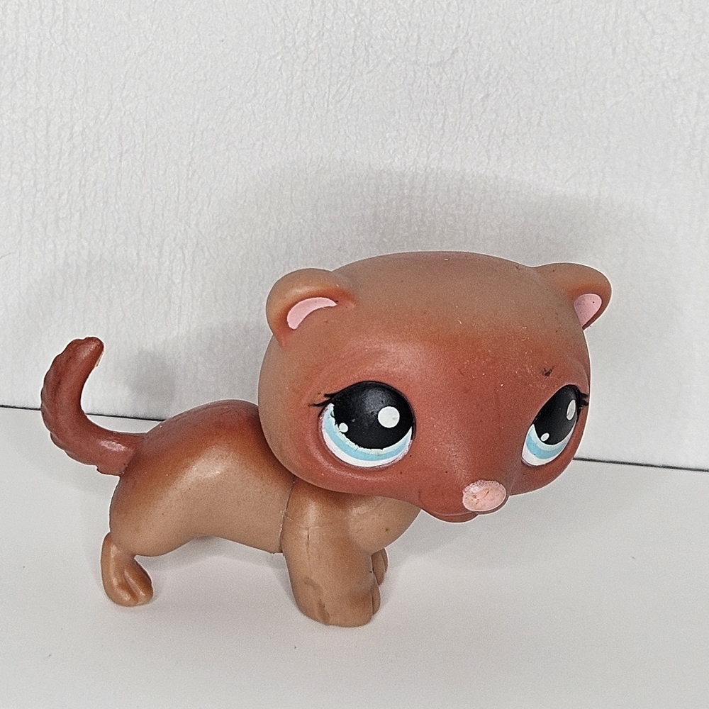 LPS #334 LITTLEST PETSHOP ORIGINAL AUTHENTIC FURET FERRET HASBRO